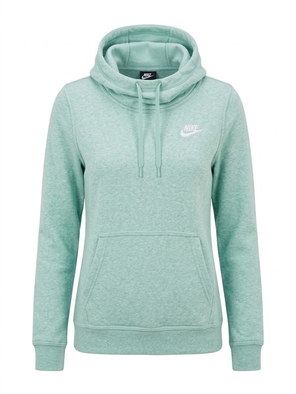 Nike Women's Mint Green Cowl Neck Pullover Sweater